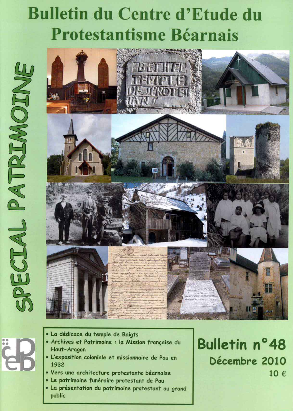 bulletin patrimoine protestant